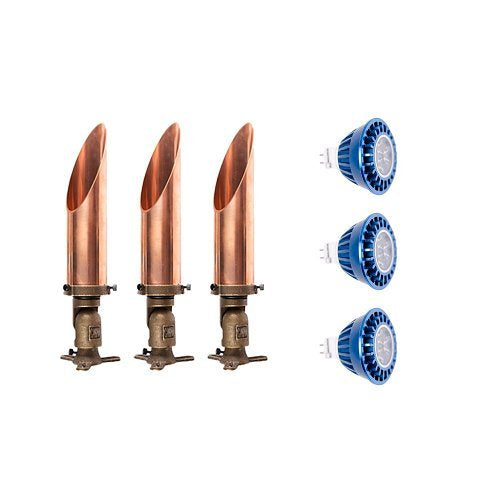 CAST CLTLA1ADI Premium Moon Down Lighting Adder to Any Kit, (3) CCTL2C, (3) SLMR164XW27, (1) C61335, (3) CTREEH1