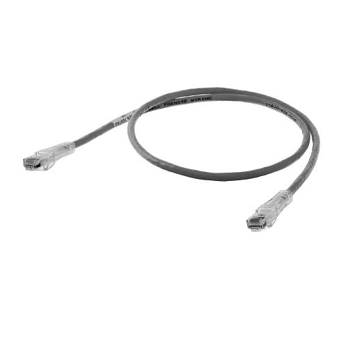 Hubbell HC6GY45 NEXTSPEED CAT6 Speed Gain Patch Cord, Slim, 45\', Gray