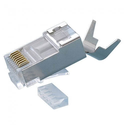 Platinum Tools 106192C 10G CAT6a RJ45 Shielded Connector with Liner, 50-Pack
