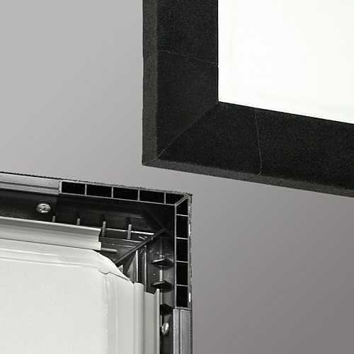 Draper 252133 119\\" Clarion Fixed Projection Screen, HDTV, Matte White
