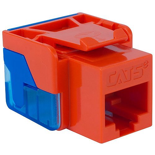 ICC CAT5e RJ45 Keystone Jack for EZ Style Image of H2-107E5CRD