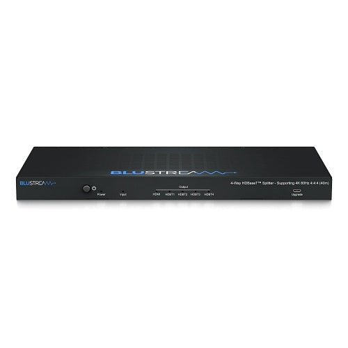 Blustream HSP14CS 4-Way HDBaseT CSC Splitter 70m, Audio Breakout, EDID Management and HDMI Loop Out