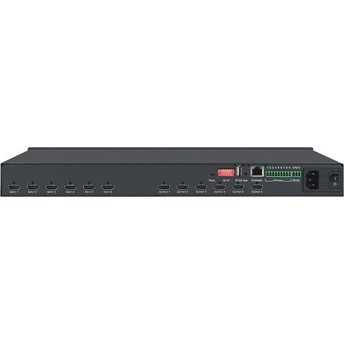 Kramer 20-00011530 VS-66H2 6x6 4K HDR HDCP 2.2 Matrix Switcher with Digital Audio Routing
