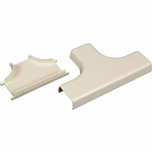 Wiremold 415 Tee Fitting Quad Receptacle 15A, 125V, IVory