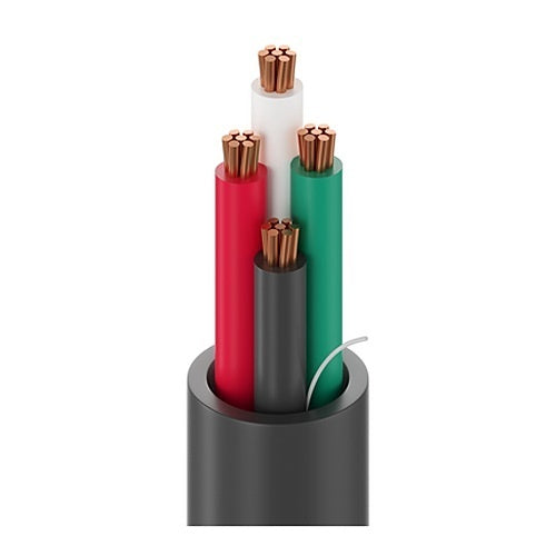 Belden 6302UE 18/4 Stranded Security and Sound Cable, Plenum-CMP, BC, 1000\' (304.8m), Violet