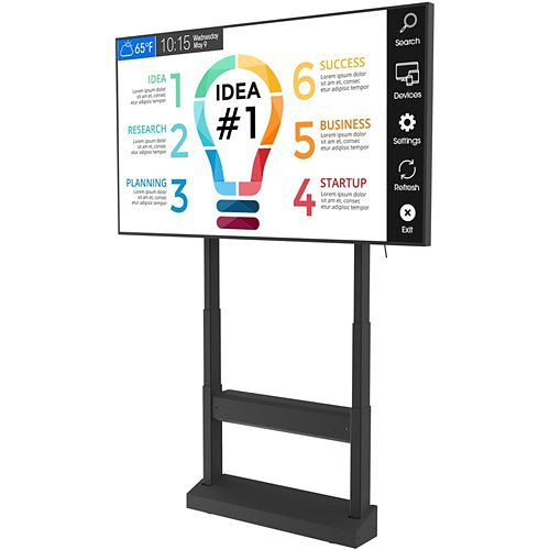 Peerless-Av Smartmount Motorized Height Adjustable Stand/Wall Mount Image of QP-SS598ML3