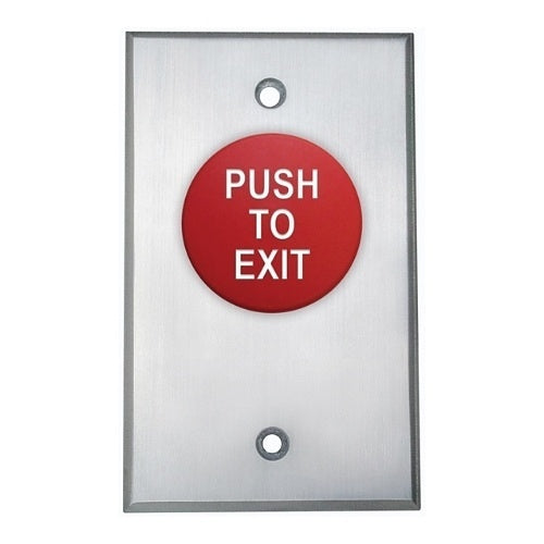 Camden CM-4085RPTE Spring Return 5/8\\" Push Button, Aluminum Faceplate, DPST 1-60 Sec Pneumatic Timer, Red Button