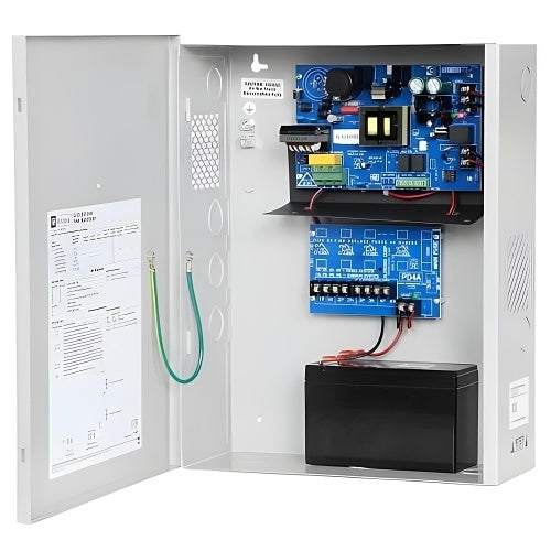 Altronix AL1012XPD4CB220 Power Supply Charger, 4 PTC Class 2 Outputs, 12VDC 10A, 220VAC, BC400 Enclosure
