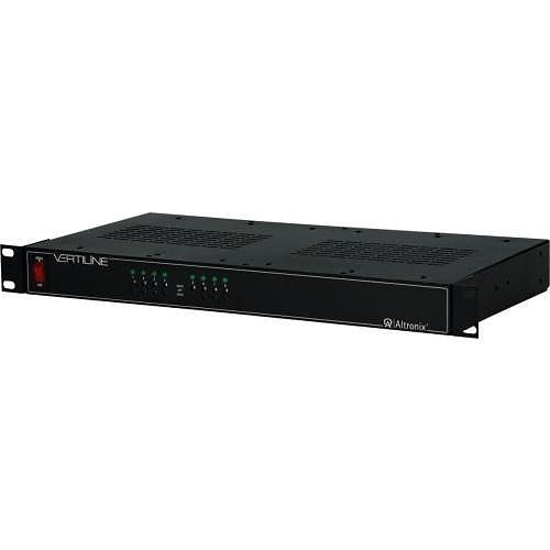 Altronix VERTILINE8C CCTV Power Supply, 8-Fused Outputs, 24/28VAC at 5A, 115VAC, 1U