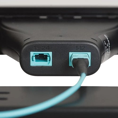 ICC ICFOJATG50 MTP-MTP Plenum Multimode 50/125 (OM3) Type Fiber Optic Patch Cable with 12-Fiber in Aqua