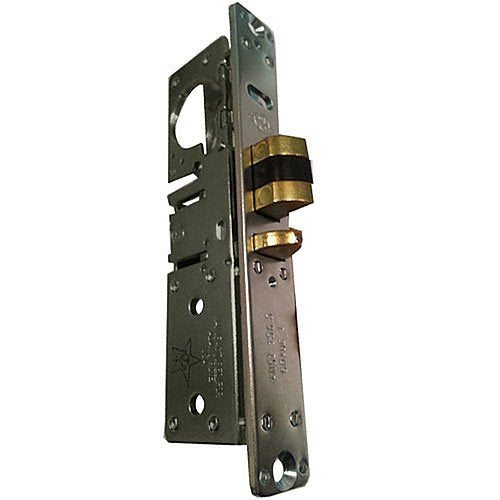 Adams Rite 4511-35-201-313 4511 4510 Series Standard Duty Deadlatch, Radius Faceplate, 1-1/8" Backset, LH or RHR Handling for Flat 2-5/8" Mortised Strike, Dark Bronze Anodized