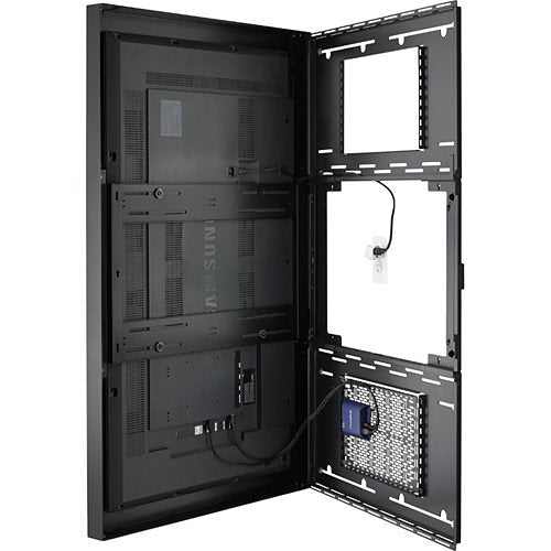Chief LW43UBP Impact On-Wall Kiosk, Portrait, 43\\", Black