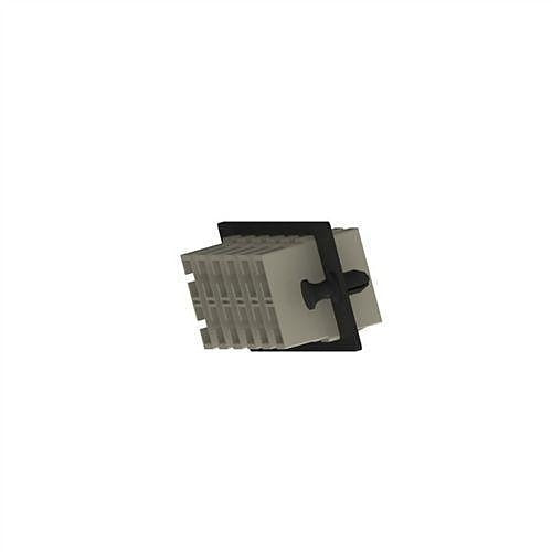 Panduit FAP6WEIDSCZ FAP Wallplate with 6 SC Duplex Multi-Mode Adapters, 6-Pack, Zircon