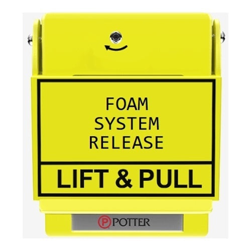 Potter 1000605-15 RMS-1T LP Foam System, Yellow