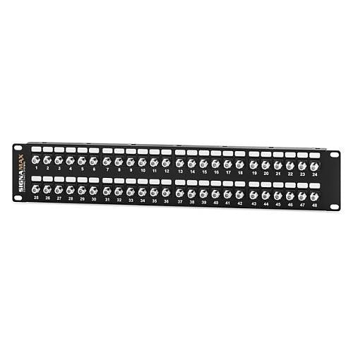 Signamax 48FHD-FT 48-Port F-Type Connector Feed-Thru Patch Panels, 1 GHz