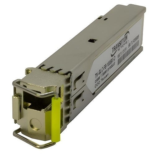 Lantronix TN-GLC-FE-100BX-D-40 Cisco Compatible SFP Module, 100Base-BX Single Fiber Single Mode (LC), 1550TX/1310RX