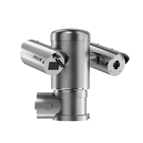 Pelco EXBE2-2X30VF14-SPT-M1G ExSite Enhanced 2 Series 2MP Explosion-Proof Bispectral PTZ Camera, 14mm Lens, Stainless Steel