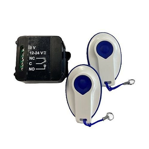 CDVI CUBEKIT Bluetooth Gate Remote Transmitter Kit, (1) RXCUBE and (2) RS1 1-Channel Remotes