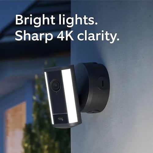 Ring Spotlight Cam Pro, PoE, 2nd Generation, Black (B0DZ98ZZMC)