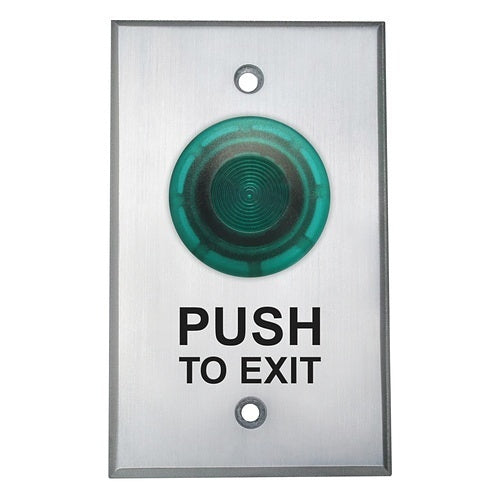 Camden CM-3010G/7 ILLUM MUSH Button, 7\', Green