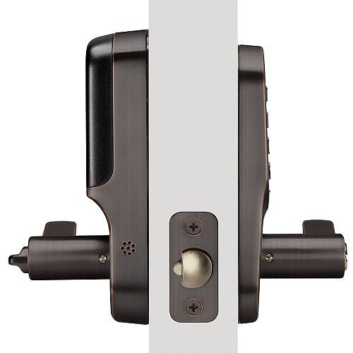 Yale YRL216-ZW2-0BP Assure Lever Push Button Keypad Lock with Z-Wave Plus, Oil Rubbed Bronze