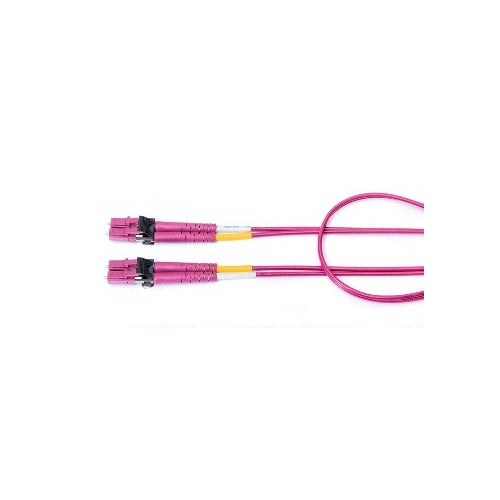 Belden FP4LDLD002M FX Duplex Patch Cord OM4 Duplex ZIP 2.0 MM, 6.6\' (2m), to B, Erika Violet Jacket