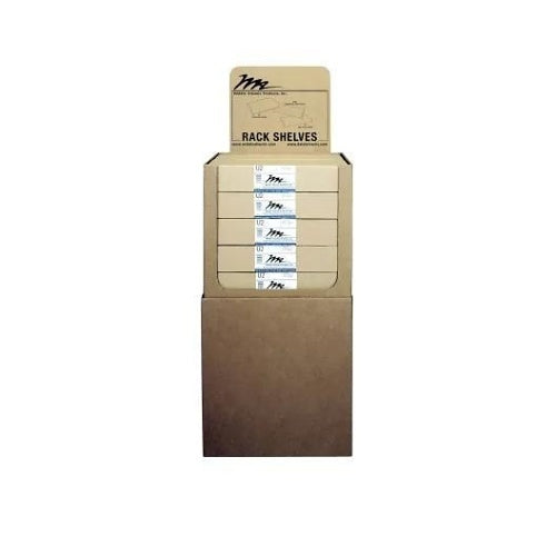 Middle Atlantic U2-RP6 Universal Rack Shelf, 2RU, 14.75\\" Depth, Steel, Black Powder Coat, Pack of 6