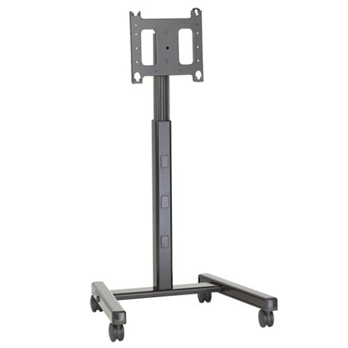 Chief RFCUB Fit Mobile Cart for 55-89\\" Interactive Displays, Height Adjustable TV Mobile Cart, Black