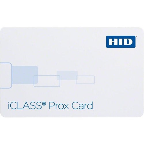 HID 2120PGGMNN iCLASS 2k + Prox Composite Card, Programmed with Standard iCLASS Application, 125 kHz HID Prox Unprogrammed, Glossy, iCLASS Sequential Matching, No Slot, 125kHz No Numbering Image of HU-2120PGMNN