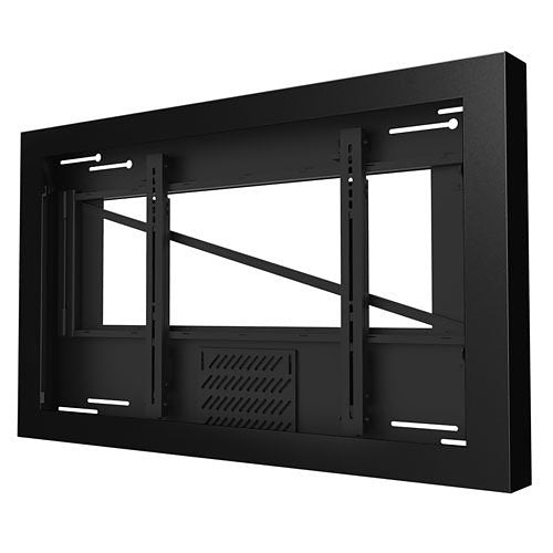 Peerless-AV KIL655 Wall Kiosk Enclosure, Landscape, Slim Design, Black