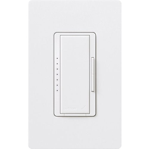 Lutron RRD-10D-WH RadioRA 2 1000W Incandescent / Halogen Dimmer, White Image of L1-RRD10DWH
