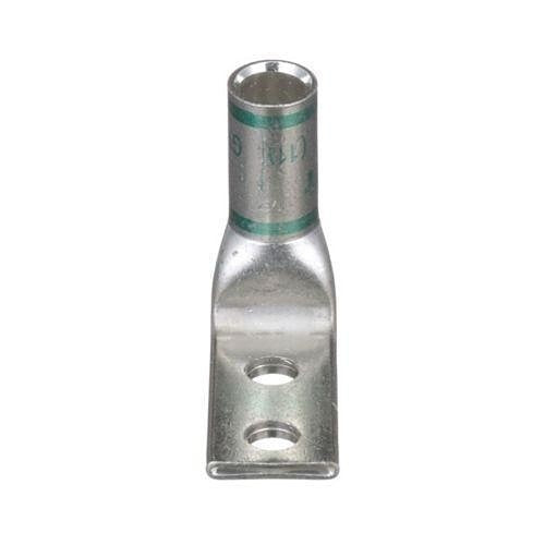 Panduit LCD1-14AF-E Compression Connector Lug, 2-Hole, #1AWG, Copper