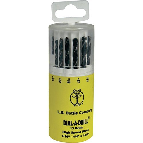 Dottie DB13K Drill Bit Set Image of LH-DB13K