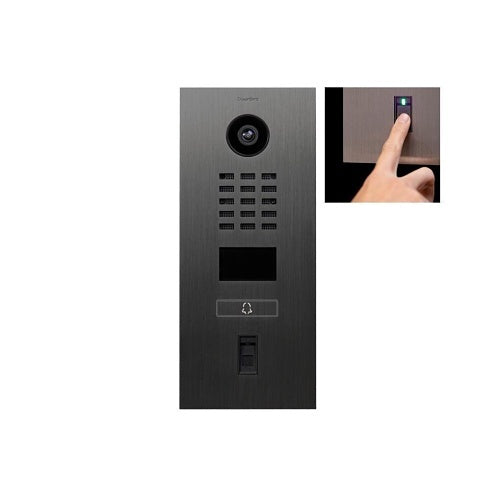 DoorBird D2101FV Fingerprint 50 IP Video Intercom, Black (BRSHTITAN.)