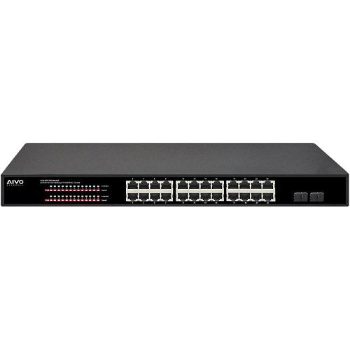 Avycon AVN-S24-2P24W400G 24 Port 400w Gigabit PoE Switch Image of BX-AVNS242P2