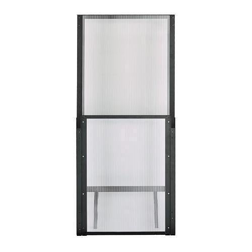 Panduit C2HAC06I1626B1 Net-Contain Vertical Wall for Universal Aisle Containment and Single Aisle Containment, 16-26", 600mm, Black