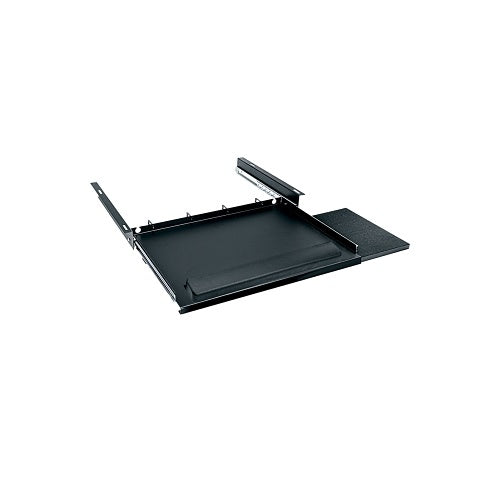 Middle Atlantic MD-KB MDV Series Under Desk Sliding Keyboard Shelf with Built-In Mouse Tray, 21" Interior Width