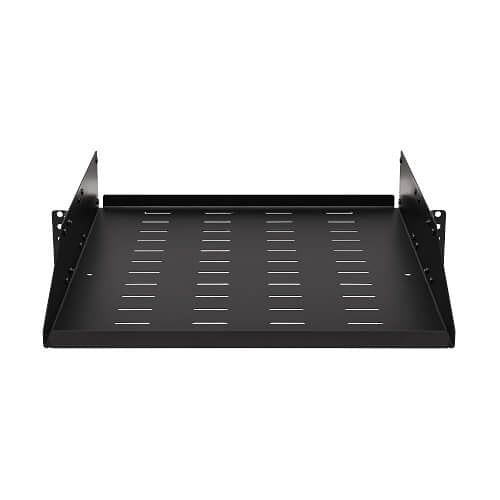 Tripp Lite SRSHELF2PUNIV SmartRack Universal-Mount Steel Rack Shelf - 2U, Vented, 21.7\\" Deep, Holds up to 100 lb. (45 kg)