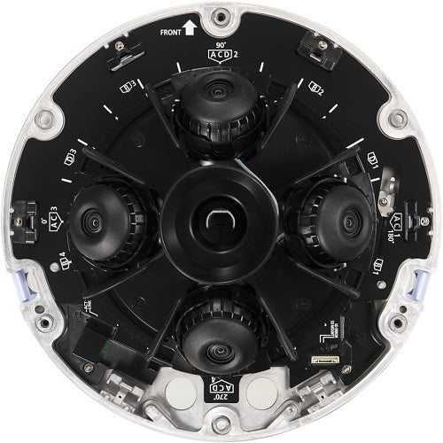 i-PRO WV-S8543G 3-4MP Outdoor Multi-Directional IP Camera with AI Engine, Smoke Dome Type