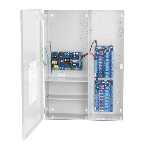 Altronix Maximal5FD Access Power Controller with Power Supply Charger, 16 PTC Class Relay Outputs, 12VDC at 9A, FAI, LinQ2 Ready, 115VAC, BC800 Enclosure