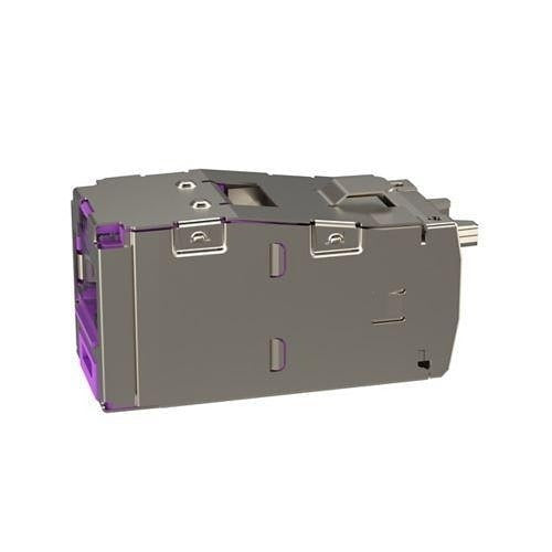 Panduit CJSH6X88TGVLY Mini-Com CAT6a Shielded RJ45 Spring-Shuttered TG Jack Module, Violet