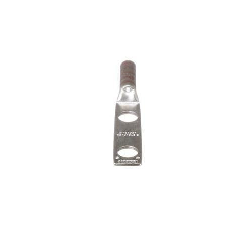 Panduit LCCX2-12-E Compression Connector Lug, 2-Hole, Flex, #2AWG, Copper
