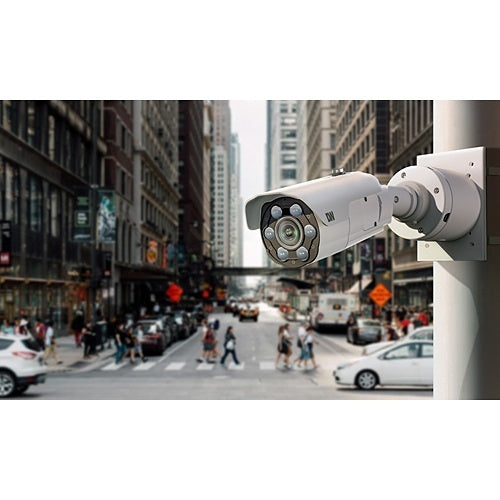 Digital Watchdog DWC-XSBA08MIC1 MEGApix Ai CaaS 4K IR Bullet Edge IP Camera, 2.7-13.5mm Vari-Focal Lens