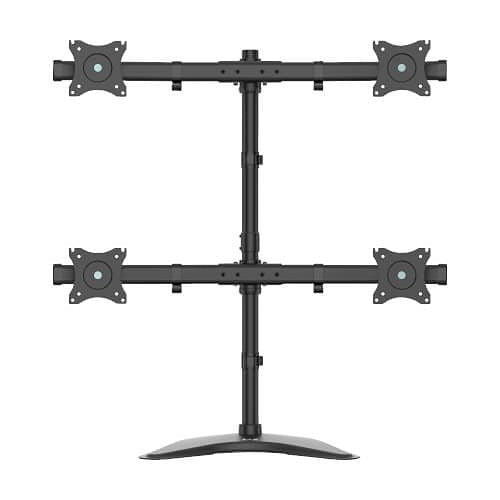 Tripp Lite DDR1327MQ Quad-Display Desktop Monitor Stand for 13\\" to 27\\" Flat-Screen Displays