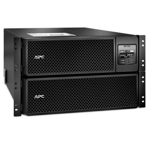 APC SRT8KRMXLT-IEC Smart-UPS On-Line, Rackmount 6U, 208V, Network Card plus SmartSlot, Extended runtime, with Rail Kit