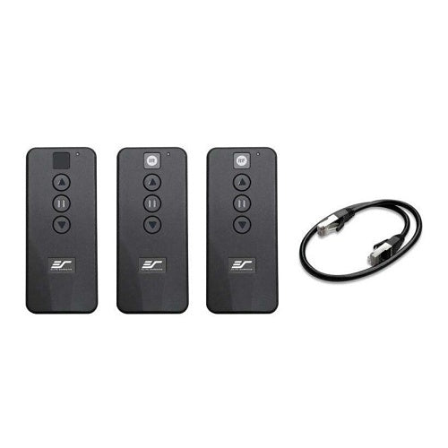 Elite Screens IHOME200HW3-E6 200\\" Evanesce Plus In-Ceiling Recessed Electric Projection Screen for Large Rooms