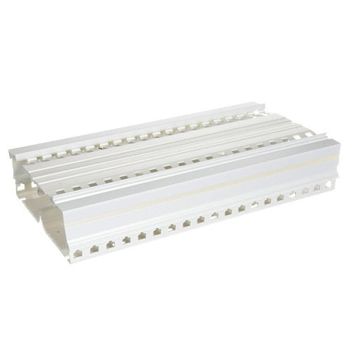 Panduit DRD33WH6 PanelMax DIN Wiring Duct with Base, Covers and DIN Rail Fasteners, 3-Height