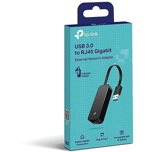 TP-Link UE306 USB 3.0 to Gigabit Ethernet Network Adapter, Black