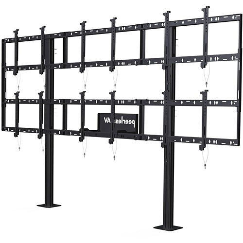 Peerless-AV Modular Video Wall Pedestal Mount 3x2 Configuration for 46\\" to 55\\" Displays