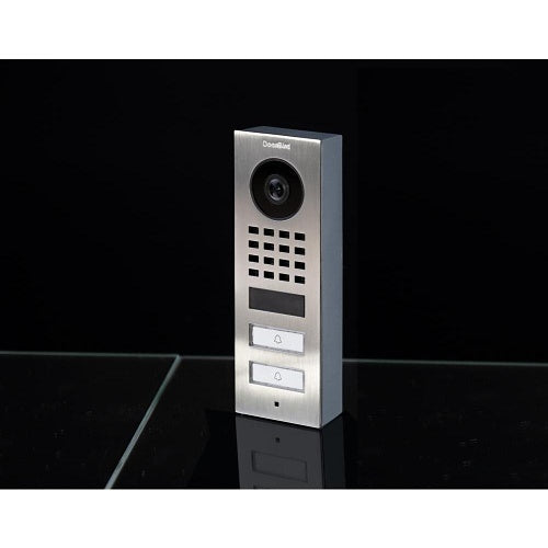 DoorBird D1102V-S-SSV2A Flush Mount IP Video Intercom System, PoE